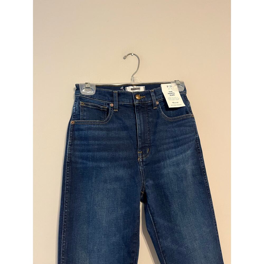 Madewell The Pencil Jean in Super Stretch Denim in Pipestone Wash Size 26 - Picture 7 of 14